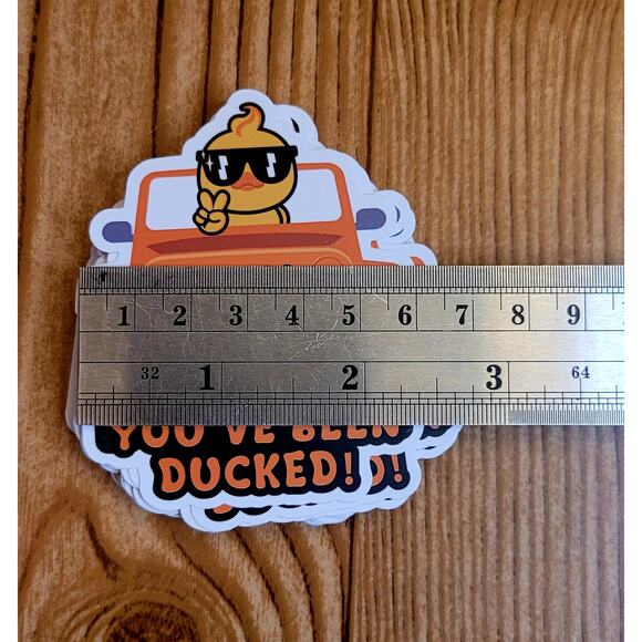 You've Been Ducked tag set for Jeep owners rubber duck accessory gift w elastics - Picture 4 of 6